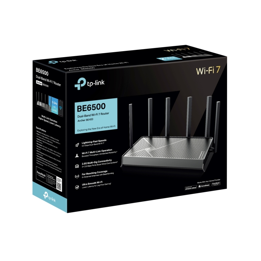TP-Link - Dual-Band Wi-Fi 7 Router
