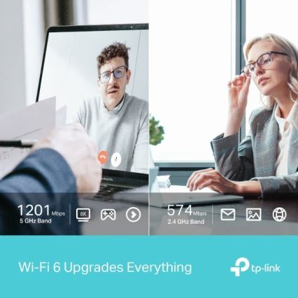 TP-Link - Dvoupásmový bezdrátový USB adaptér s Wi-Fi 6 Archer TX20U