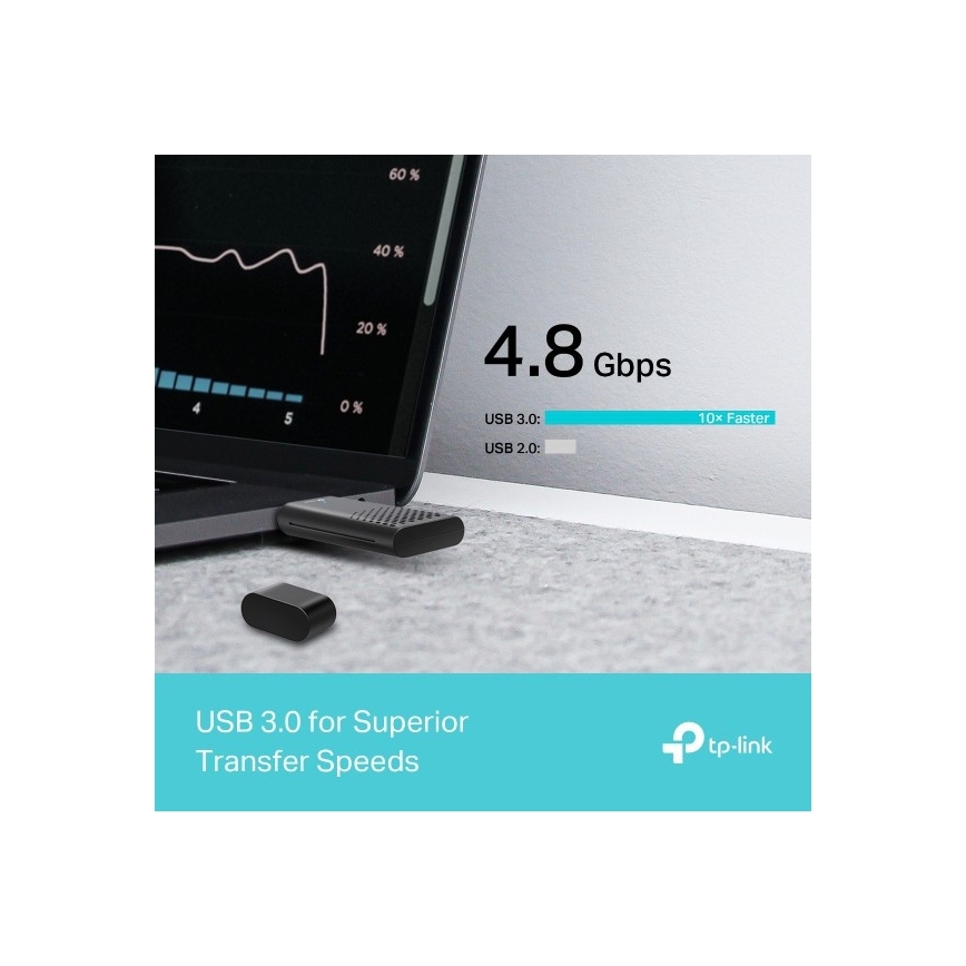 TP-Link - Dvoupásmový bezdrátový USB adaptér s Wi-Fi 6 Archer TX20U