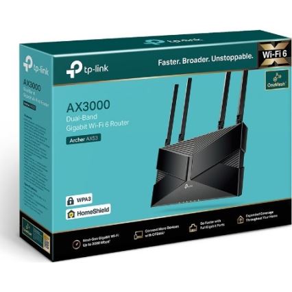 TP-Link - Dvoupásmový gigabitový Wi-Fi 6 router