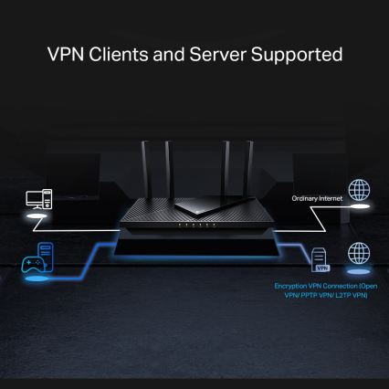 TP-Link - Dvoupásmový multigigabitový Wi-Fi 6 router s 2,5G portem Archer AX55 Pro
