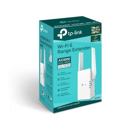 TP-Link - Dvoupásmový Wi-Fi 6 Extender RE705X