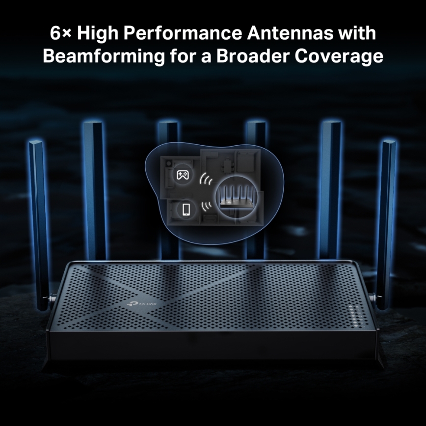 TP-Link - Dvoupásmový Wi-Fi 7 router Archer BE400