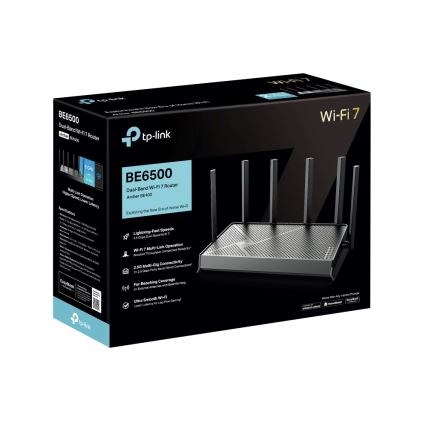 TP-Link - Dvoupásmový Wi-Fi 7 router Archer BE400