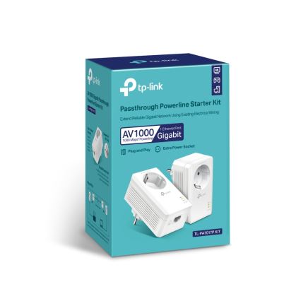 TP-Link - Gigabitová průchozí Powerline sada