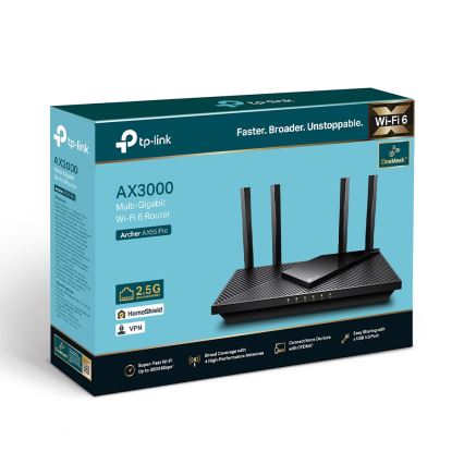 TP-Link - Multi-Gigabit Wi-Fi 6 Router