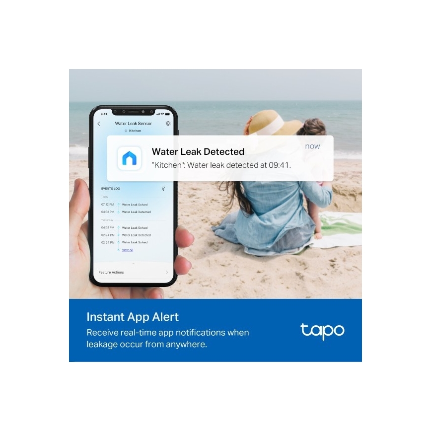 TP-Link - Smart snímač úniku vody 2xAAA