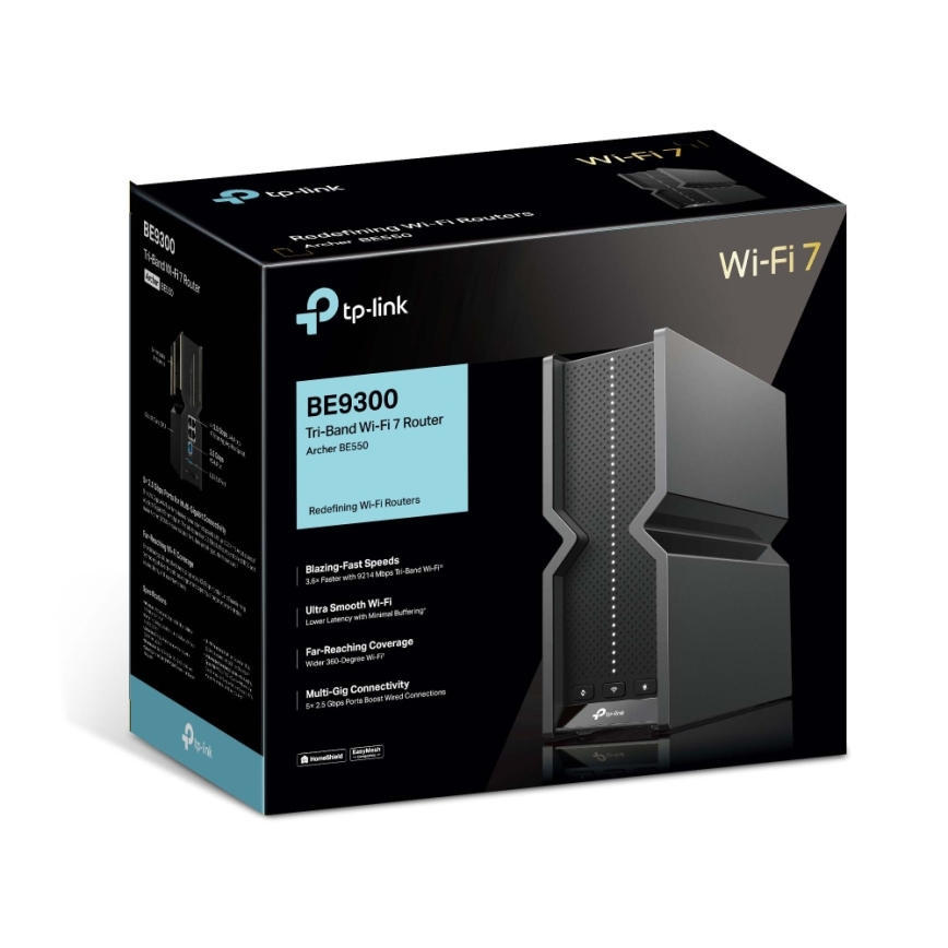 TP-Link - Třípásmový Wi-Fi 7 router Archer BE550