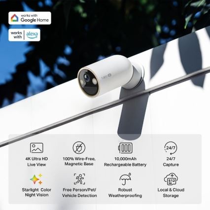TP-Link - Venkovní kamera se senzorem 10000 mAh IP66 Wi-Fi