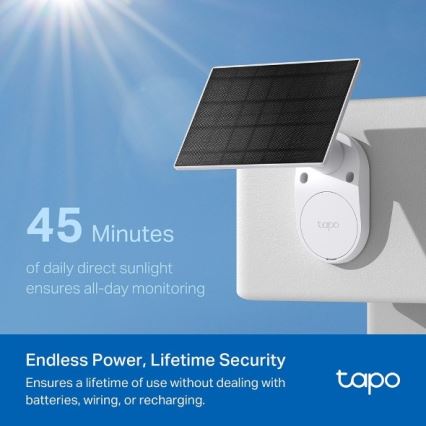 TP-Link - Venkovní solární kamera se senzorem IP65 Wi-Fi