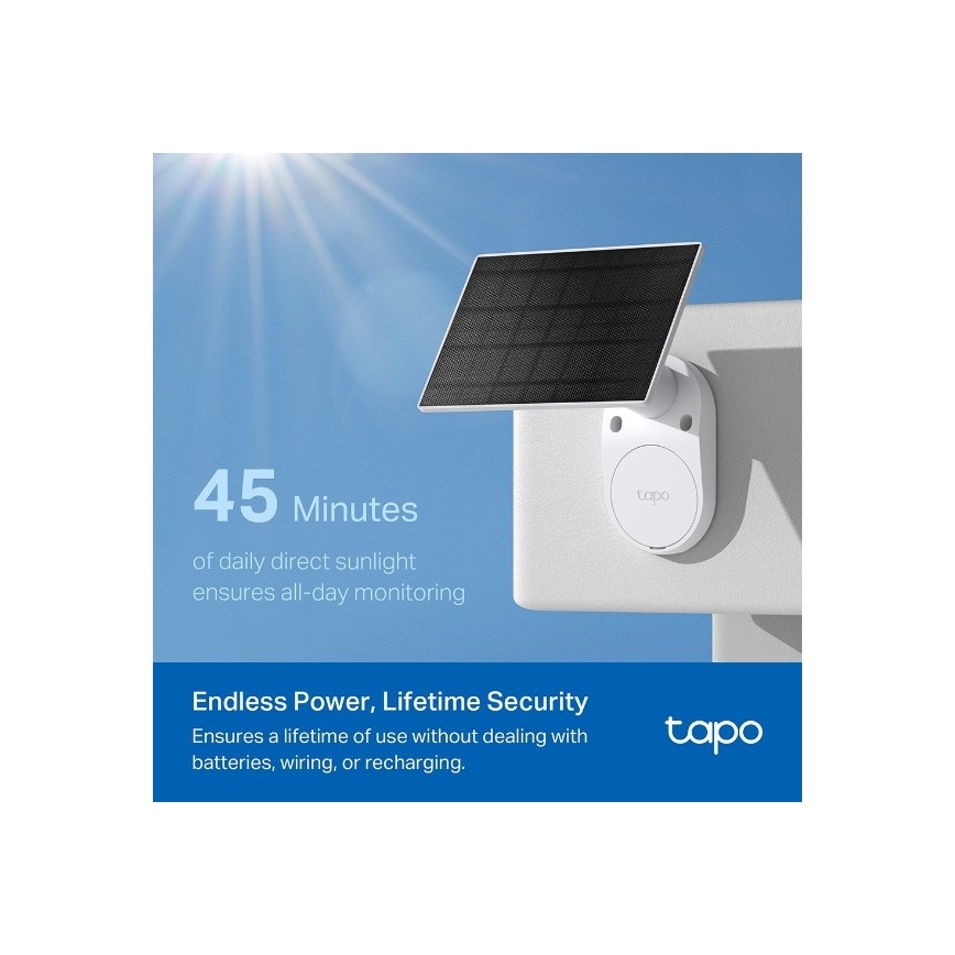 TP-Link - Venkovní solární kamera se senzorem IP65 Wi-Fi