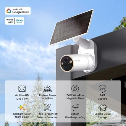 TP-Link - Venkovní solární kamera IP66 Wi-Fi