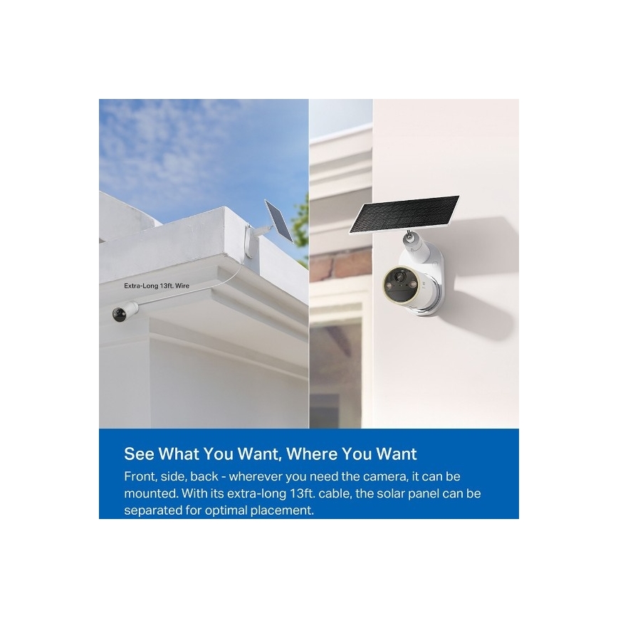 TP-Link - Venkovní solární kamera IP66 Wi-Fi
