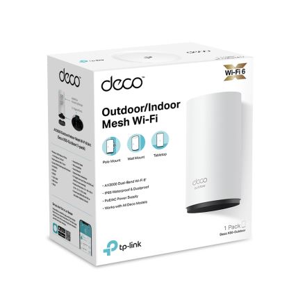 TP-Link - Venkovní/vnitřní mesh systém s Wi-Fi 6