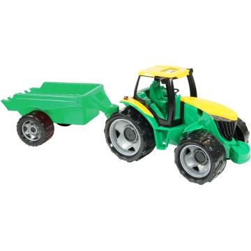 Traktor s vozíkem 71 cm zelená/žlutá