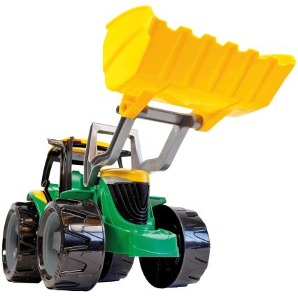 Traktor se lžící 65 cm zelená/žlutá