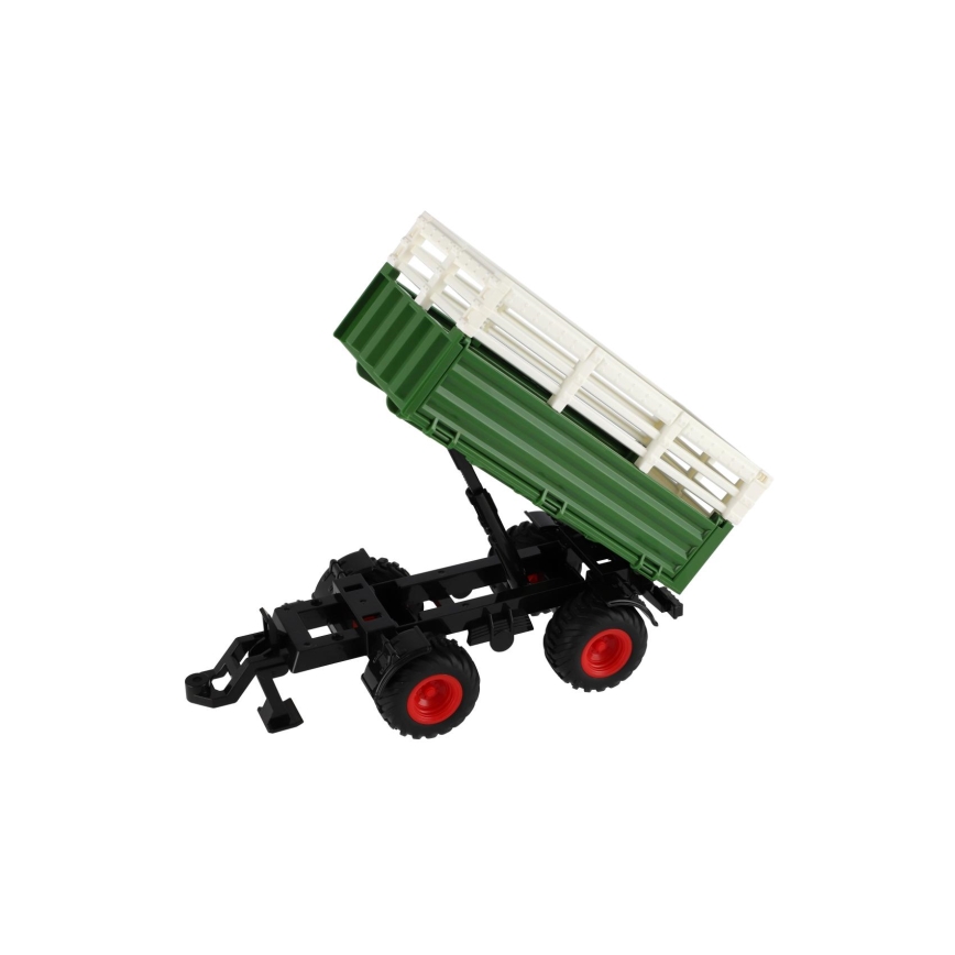 Traktor Zetor s vlekem 2xAA + dálkové ovládání