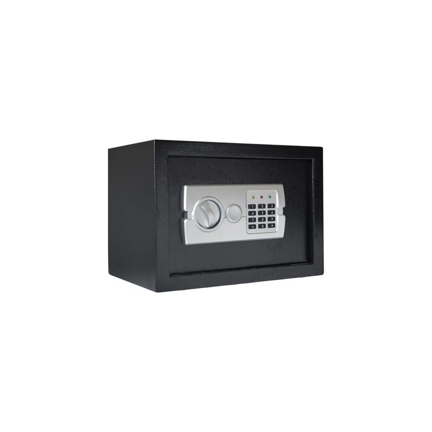 Trezor 4xAA 35x25 cm černá/matný chrom