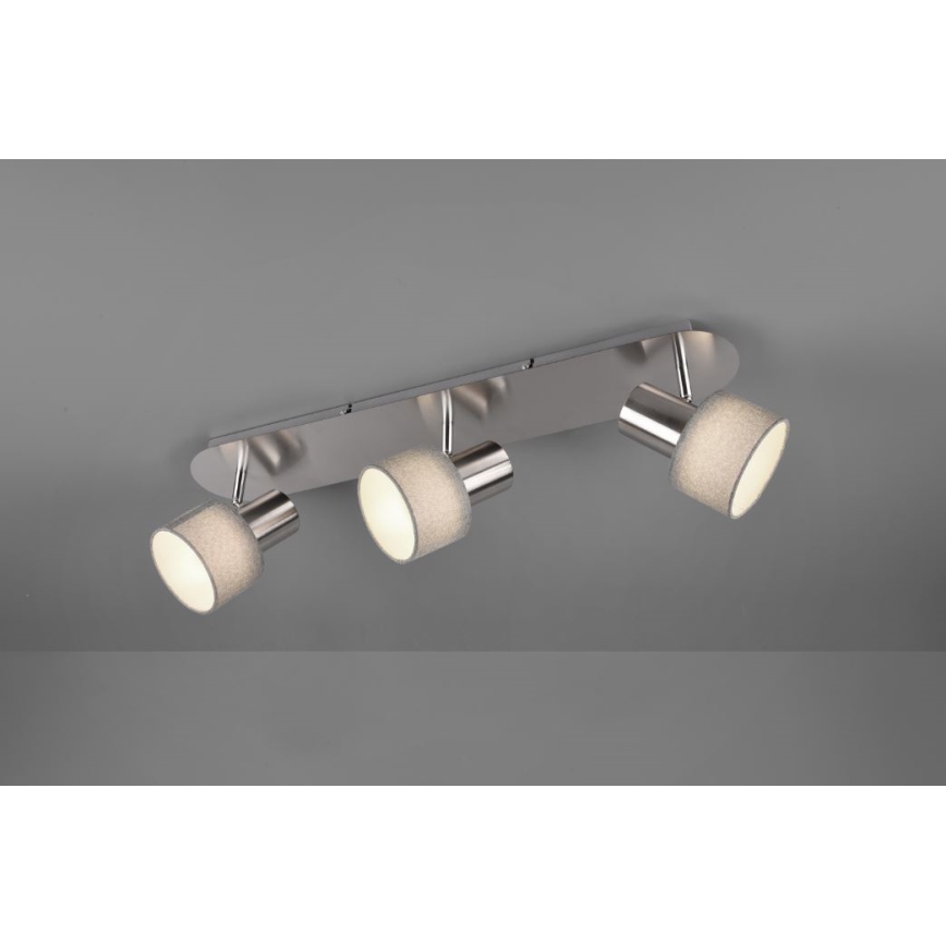 Trio - Bodové svítidlo WAILER 3xGU10/5W/230V matný chrom