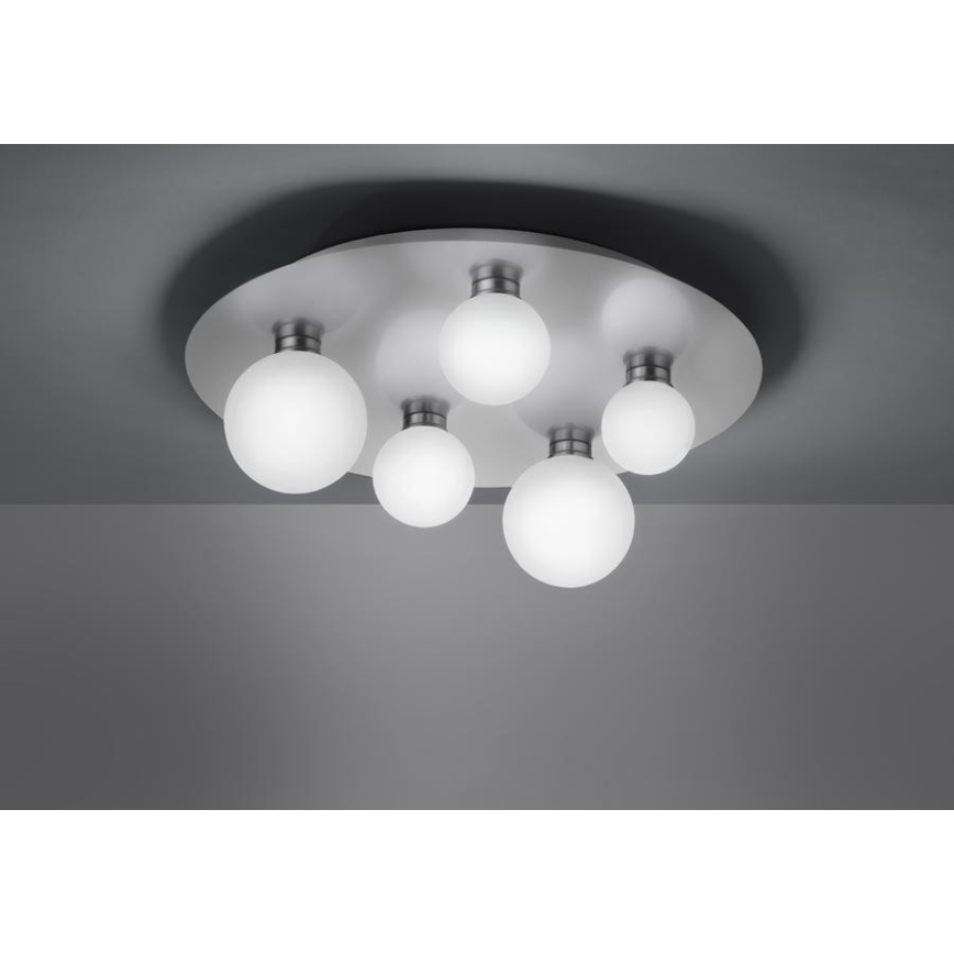 Trio - LED RGB Stmívatelné stropní svítidlo DICAPO 5xLED/3W/230V 3000-5000K + dálkové ovládání