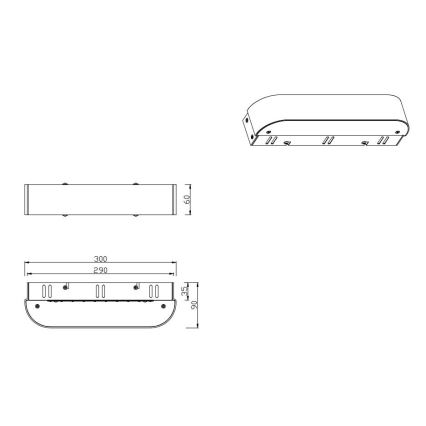 Trio - LED RGBW Stmívatelné nástěnné svítidlo ADRIANA LED/5,5W/230V 3000-6500K Wi-Fi + dálkové ovládání