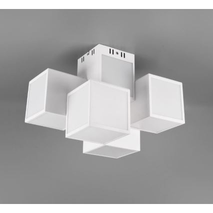 Trio - LED RGBW Stmívatelný přisazený lustr OSCAR 5xLED/7W/230V 3000-6000K Wi-Fi + dálkové ovládání