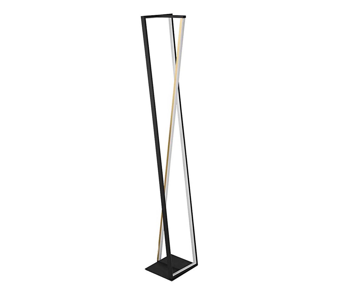 Trio - LED Stmívatelná stojací lampa EDGE LED/26W/230V 2300/3000/4000K černá 426810132