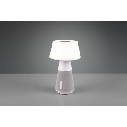 Trio - LED Stmívatelná stolní lampa s bluetooth reproduktorem a USB LED/4,5W/230V