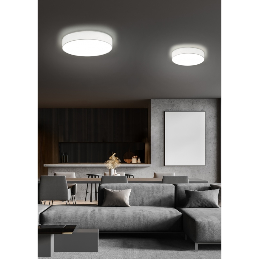 Trio - LED Stmívatelné stropní svítidlo LUGANO LED/22W/230V 3000K pr. 40 cm bílá