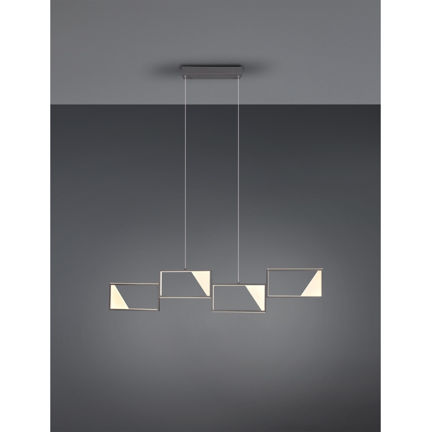 Trio - LED Stmívatelný lustr na lanku CAFU 4xLED/7W/230V