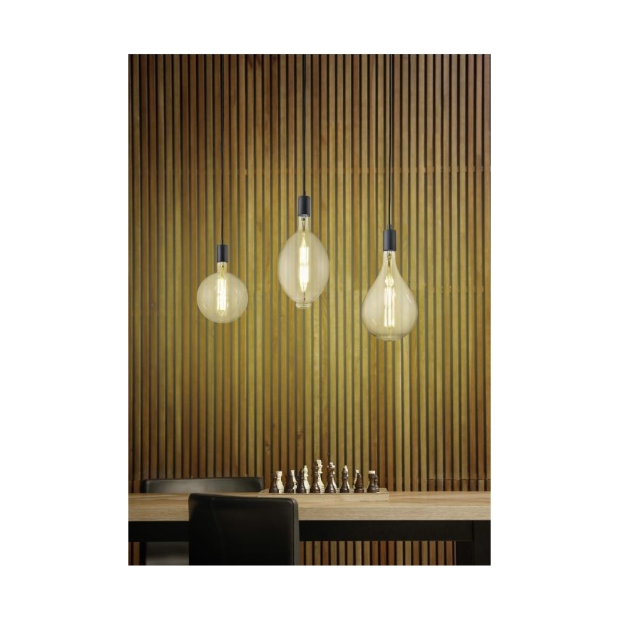 Trio - LED Stmívatelný lustr na lanku GINSTER 3xE27/8W/230V