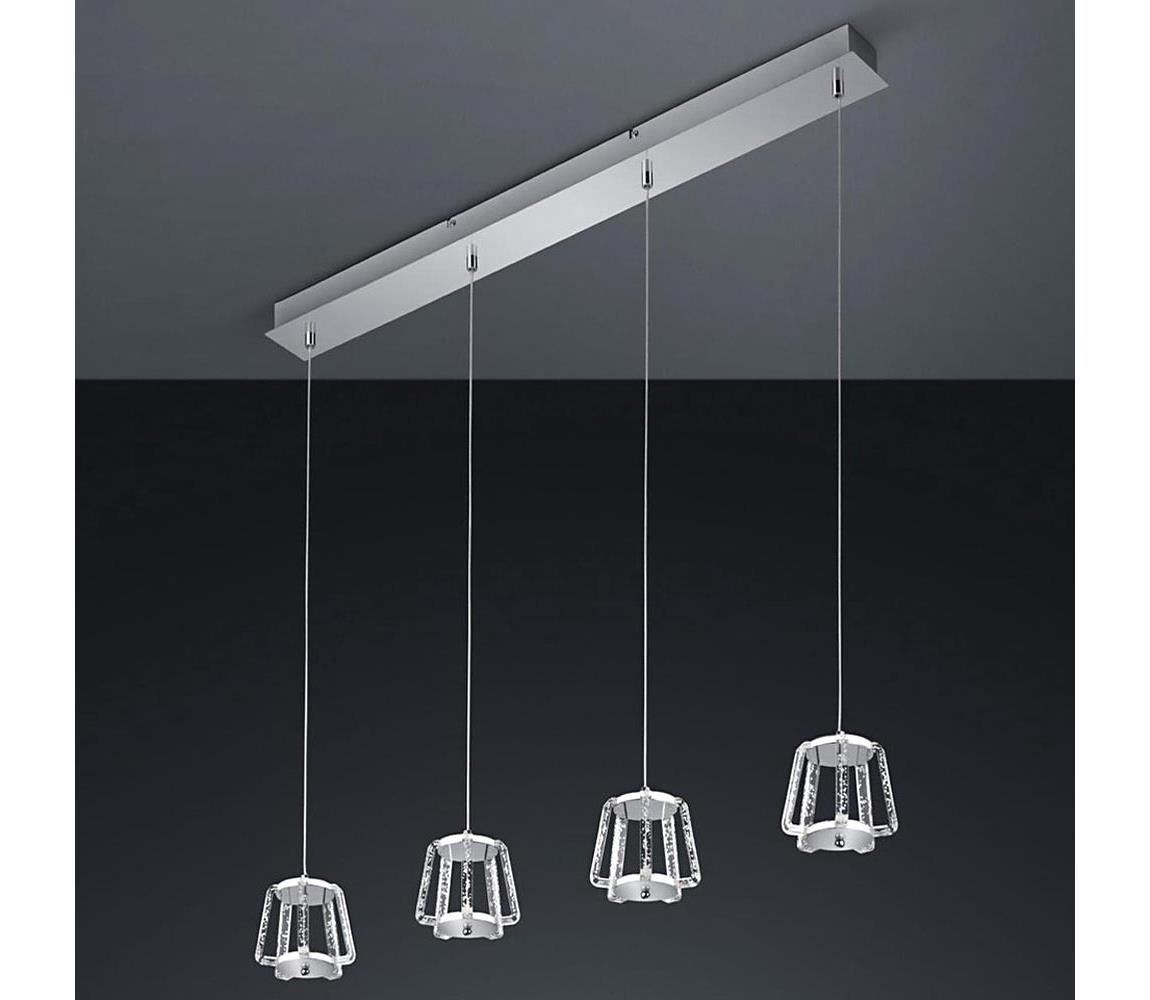 Trio Trio - LED Stmívatelný lustr na lanku QUIRL 4xLED/4,5W/230V LX0386
