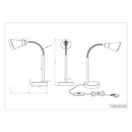 Trio - LED Stolní lampa PRETO LED/4,1W/230V