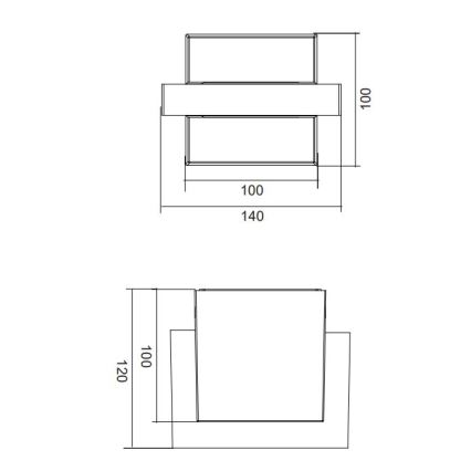 Trio - LED Venkovní nástěnné svítidlo MITCHELL LED/7,5W/230V IP54