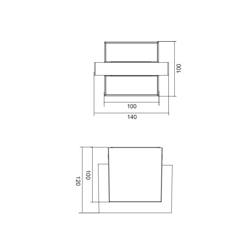 Trio - LED Venkovní nástěnné svítidlo MITCHELL LED/7,5W/230V IP54