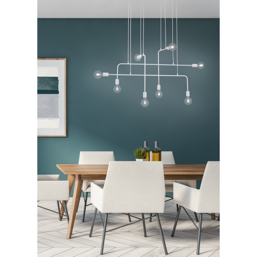 Trio - Lustr na lanku CONNOR 8xE27/10W/230V