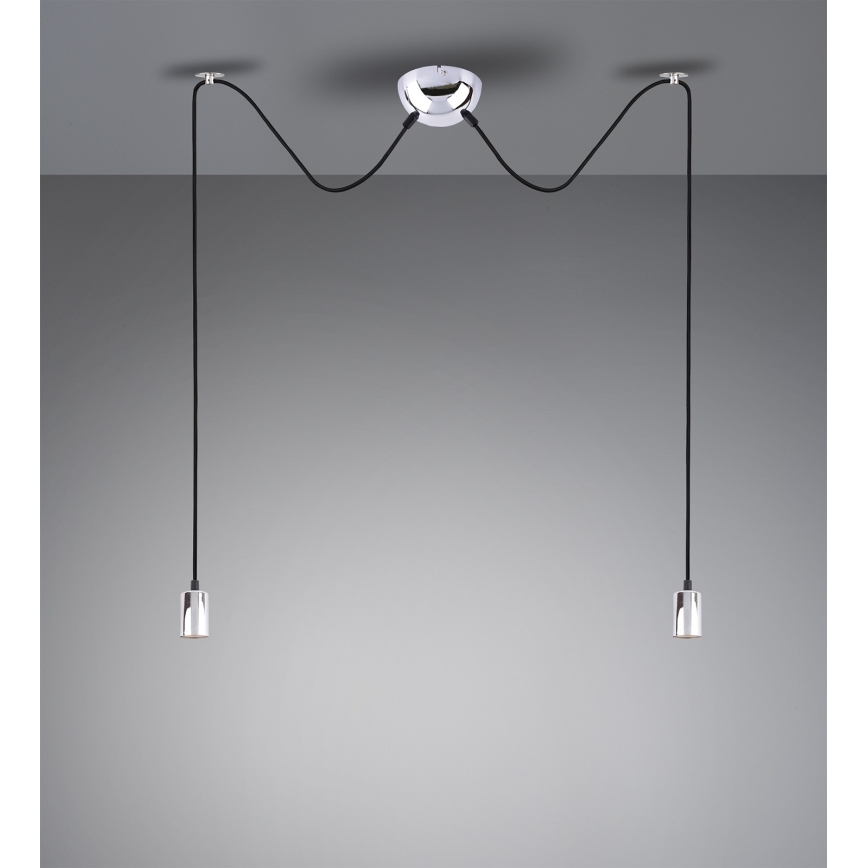 Trio - Lustr na lanku CORD 2xE27/60W/230V pavouk
