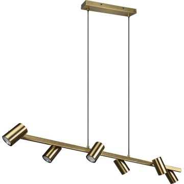 Trio - Lustr na lanku MARLEY 6xGU10/35W/230V mosaz