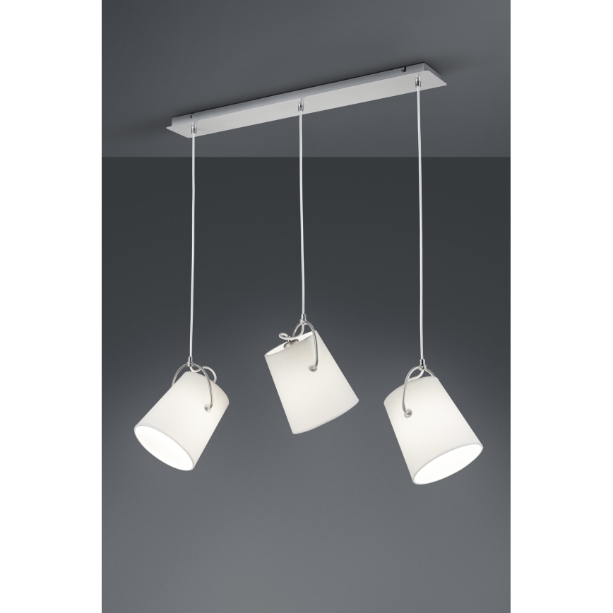 Trio - Lustr na lanku MERAN 3xE27/60W/230V