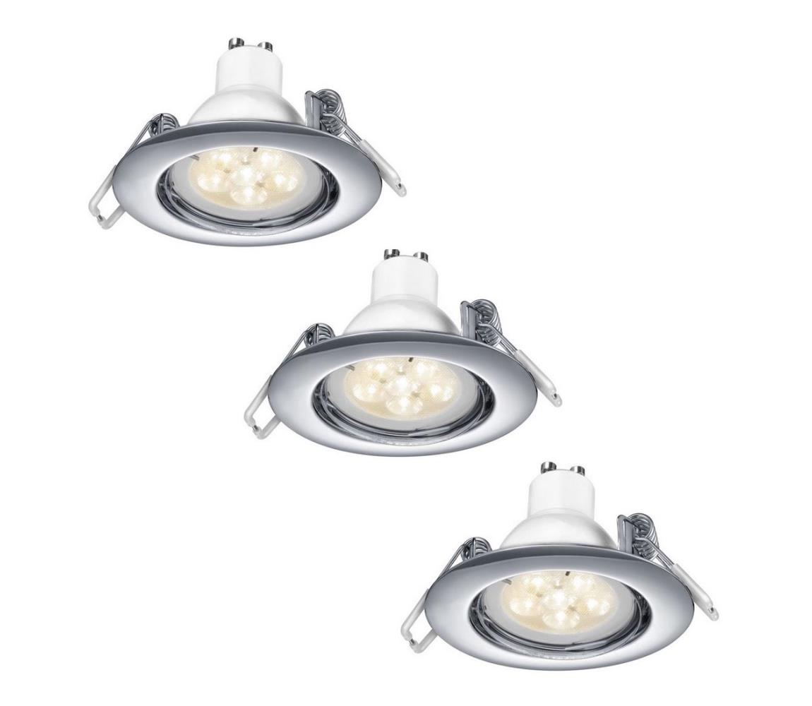 Trio TRIO - SADA 3x LED Stmívatelné podhledové svítidlo 3xGU10/5,5W/230V LX0197