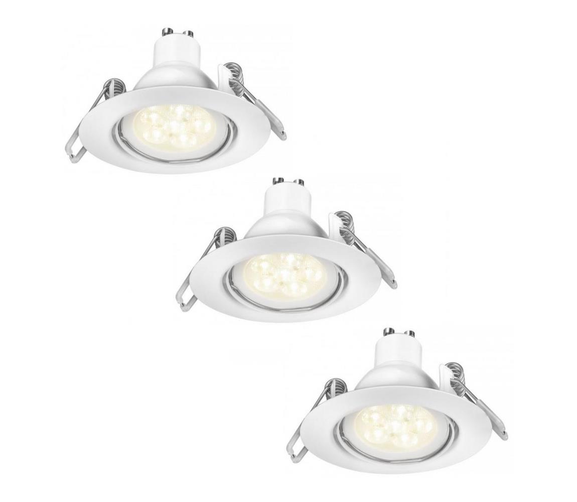 Trio TRIO - SADA 3x LED Stmívatelné podhledové svítidlo 3xLED/5,5W/230V LX0198