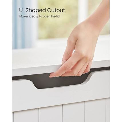 Truhla TOVIAN bílá