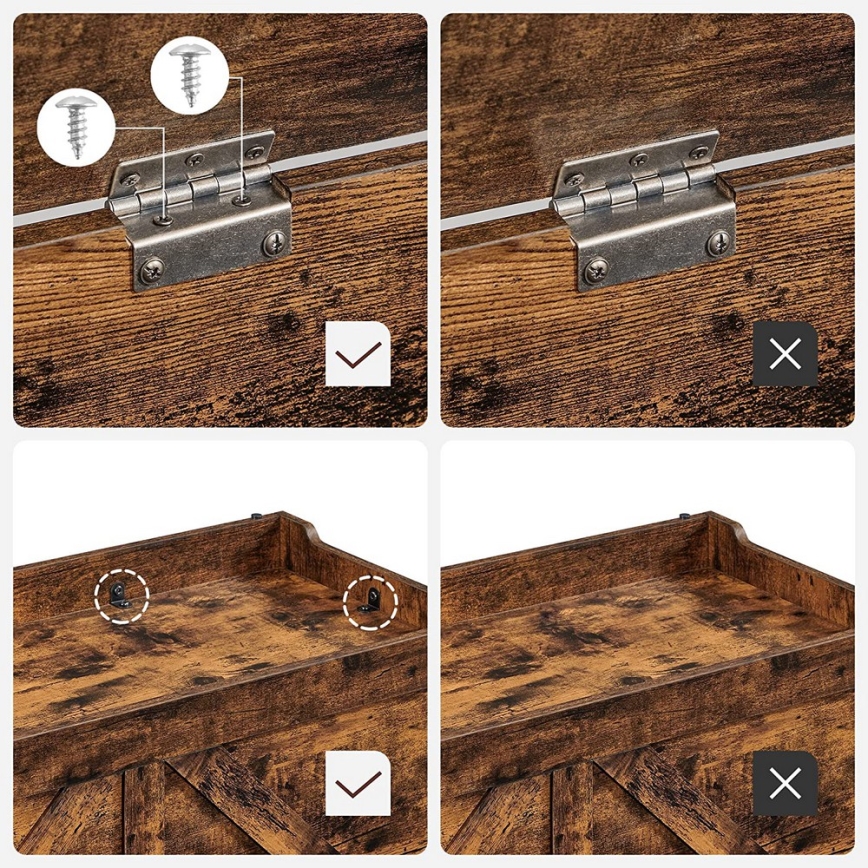 Truhla TOVIAN hnědá