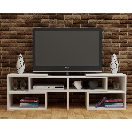 TV stolek CARE 40x136,8 cm bílá