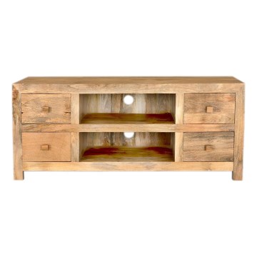 TV stolek HINA 140x45 cm masiv/mangovník