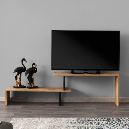 TV stolek OVIT 153x30 cm hnědá/černá