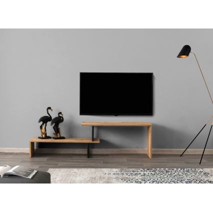 TV stolek OVIT 153x30 cm hnědá/černá