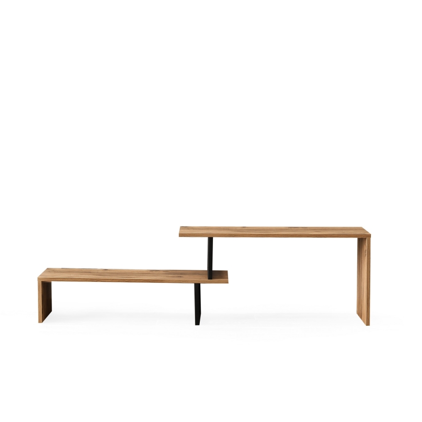 TV stolek OVIT 153x30 cm hnědá/černá