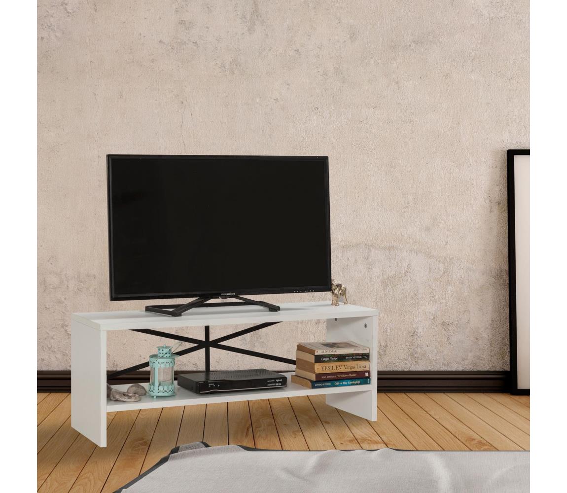 Asir TV stolek ROZI 45x90 cm bílá AS1178