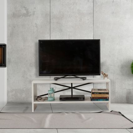 TV stolek ROZI 45x90 cm bílá